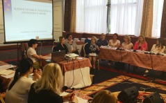 14. jun 2014.  Učesnice uvodnog seminara Ženske parlamentarne mreže za nove narodne poslanice  